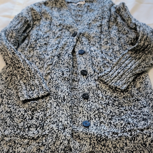 JustFab Monochrome Knit Cardigan Size XXL - Picture 1 of 5